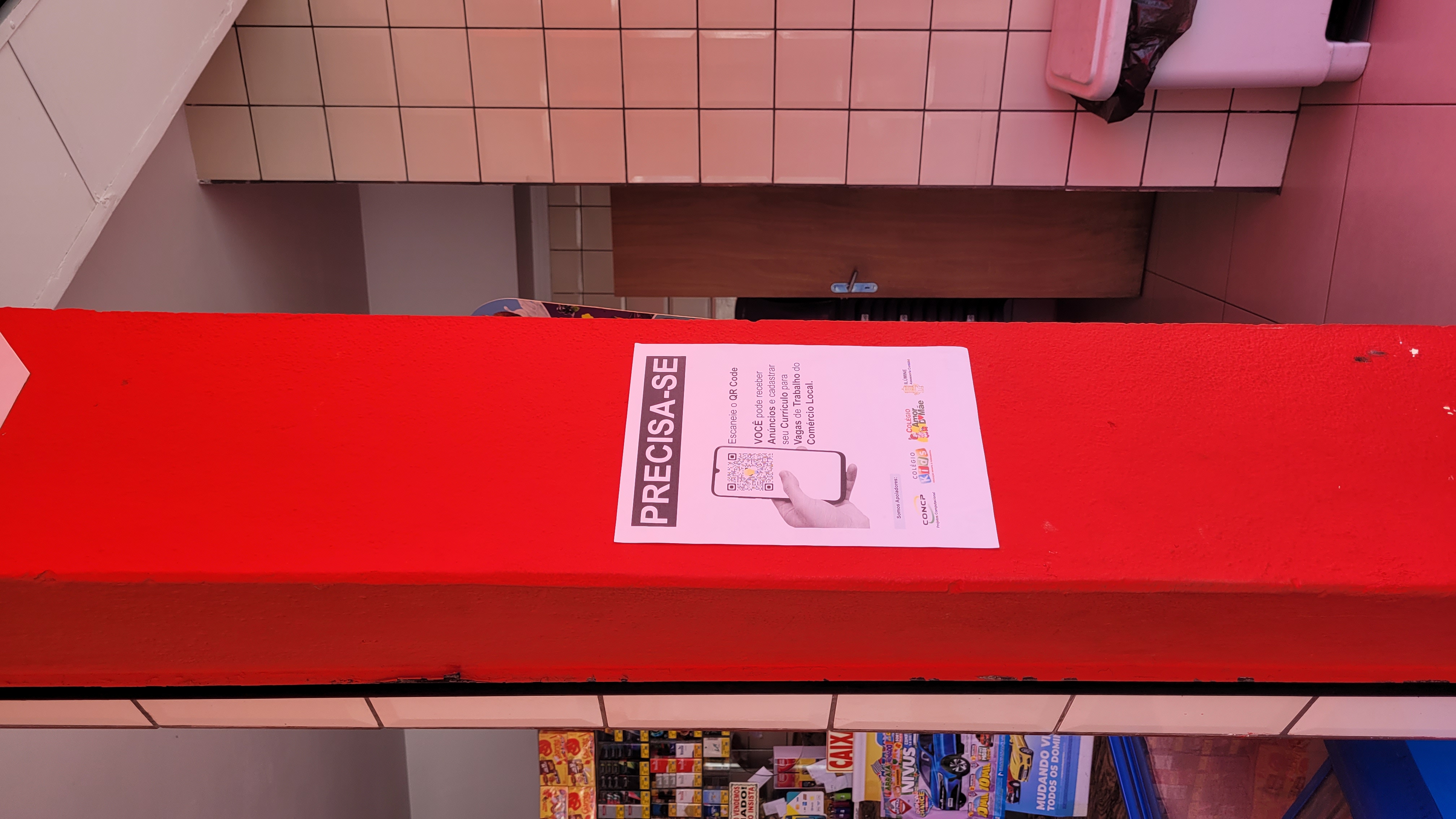 Cartaz na Vizinhança